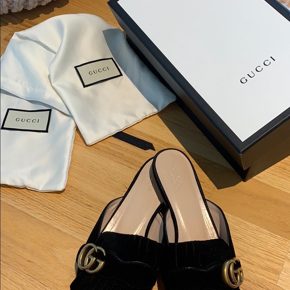 Gucci Backless Loafers - Picture 3 of 5